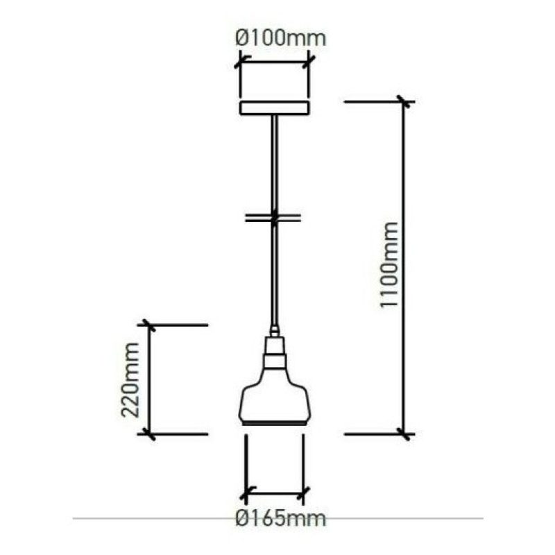 V-TAC® Lampadario sospensione 60W soffitto VT-7170 3819 luce penden...