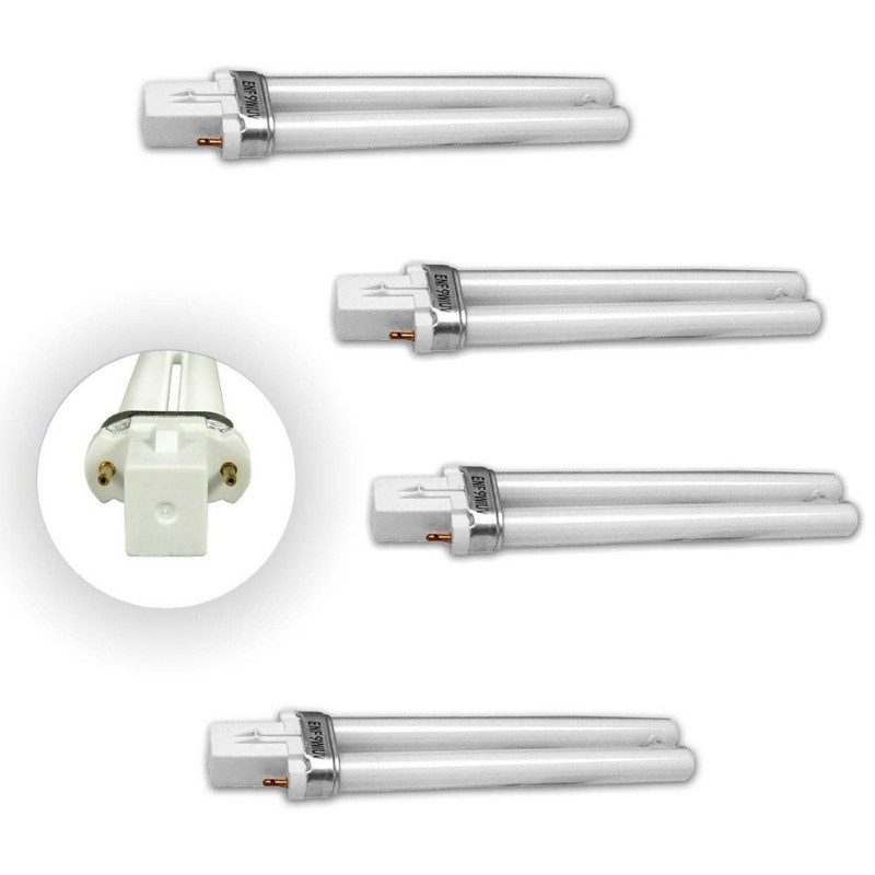 Bulbo/Lampadina Ricambio 9 W 365 nm - 4 pezzi