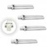 Bulbo/Lampadina Ricambio 9 W 365 nm - 4 pezzi