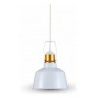 V-TAC® Lampadario sospensione 60W soffitto VT-7422 3729 pendente Bi...