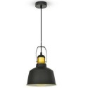 Lampadario sospensione 60W soffitto VT-7422 3728 pendente Nero industriale