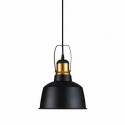 Lampadario sospensione 60W soffitto VT-7422 3728 pendente Nero industriale