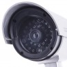 Finta telecamera di sorveglianza con Led lampeggiante e base di fissaggio