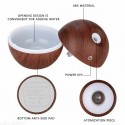 Diffusore aroma umidificatore aria casa Rotondo 130ml portatile silenzioso LED
