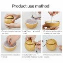 Diffusore aroma umidificatore aria casa Rotondo 130ml portatile silenzioso LED