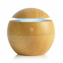 Diffusore aroma umidificatore aria casa Rotondo 130ml portatile silenzioso LED