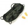 KIT 3 SET DA VIAGGIO CUSCINO GONFIABILE MASCHERINA TAPPI PER ORECCHIE AEREO CASA