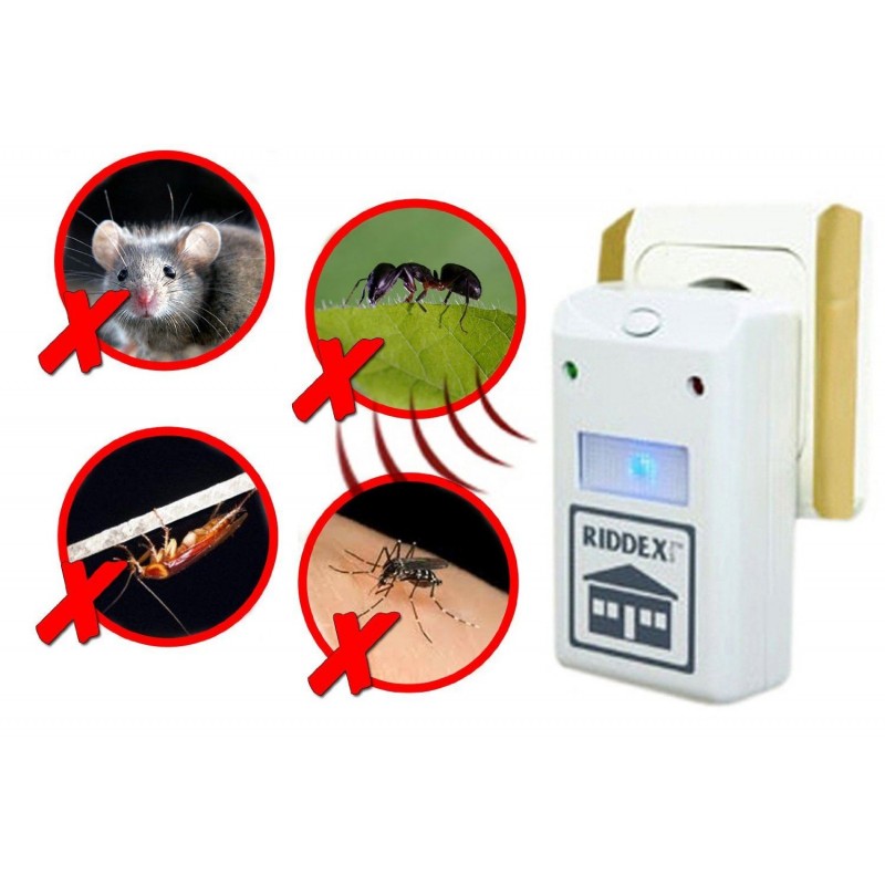 REPELLENTE ad ULTRASUONI SCACCIA INSETTI PER SCARAFAGGI, BLATTE, TOPI, RODITORI