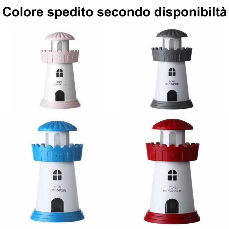 DOBO Umidificatore aromaterapia Lighthouse Humidifier casa relax di...