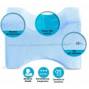 Cuscino memory gel supporto gambe dormire di lato sciatica lombalgia gravidanza