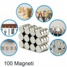 DOBO 100 Magneti 1 - 0.5 cm calamite multiuso calamita neodimio ton...