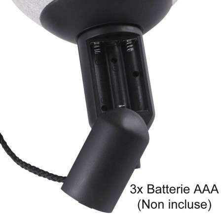 Lampada sfera 10 LED cotone portatile colorata piccola grande casa lampadina