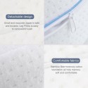 Cuscino memory foam tra le gambe ginocchia sciatica lombalgia gravidanza bianco