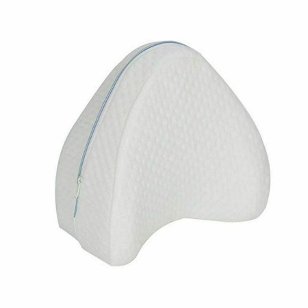Cuscino memory foam tra le gambe ginocchia sciatica lombalgia gravidanza bianco