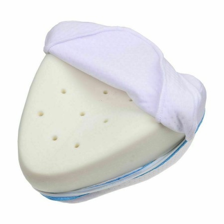 Cuscino memory foam tra le gambe ginocchia sciatica lombalgia gravidanza bianco