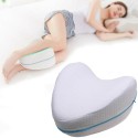 Cuscino memory foam tra le gambe ginocchia sciatica lombalgia gravidanza bianco