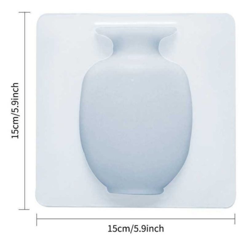 DOBO 2x Vaso contenitore silicone appendere piantine frigorifero ve...