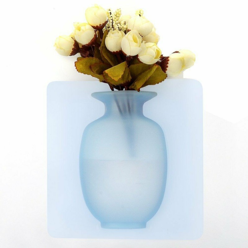 DOBO 2x Vaso contenitore silicone appendere piantine frigorifero ve...