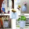DOBO 2x Vaso contenitore silicone appendere piantine frigorifero ve...