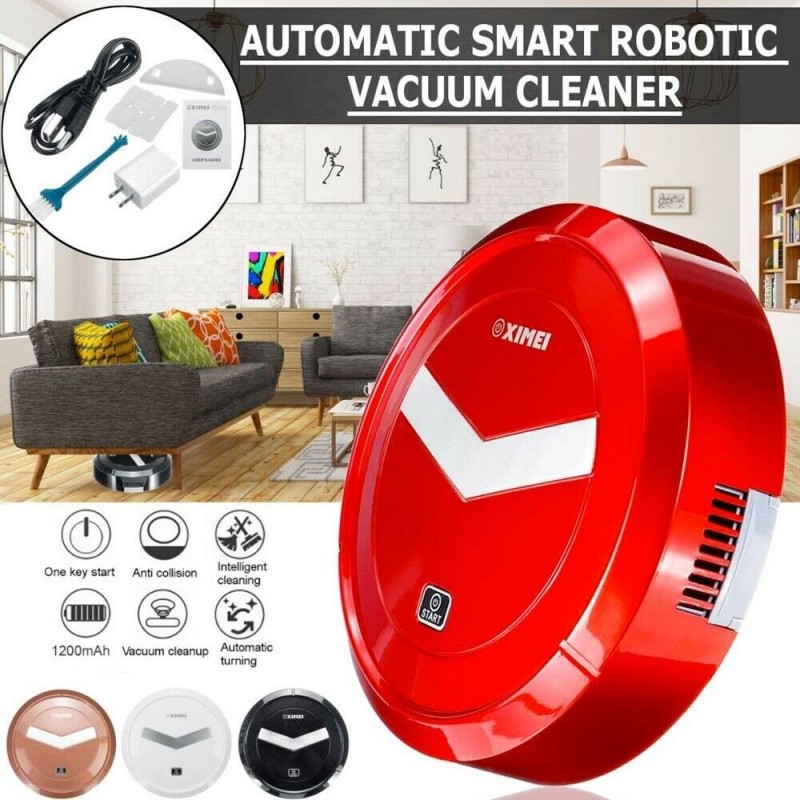 Generico Robot aspirapolvere pulizia pavimento automatica casa rica...