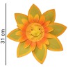 DOBO 2x Girandola a vento mulino GIRASOLE smile giocattoli bimbi gi...