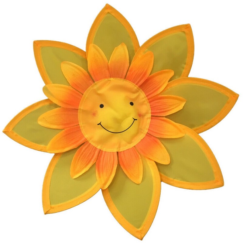DOBO 2x Girandola a vento mulino GIRASOLE smile giocattoli bimbi gi...