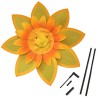 DOBO 2x Girandola a vento mulino GIRASOLE smile giocattoli bimbi gi...