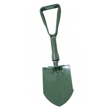 Pala militare pieghevole multifunzione seghetto emergenza in metallo custodia