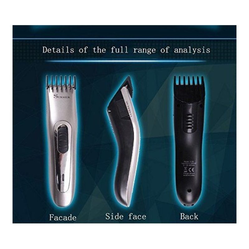 Tagliacapelli e barba SK-2158 con Lame in acciaio. Lama con adattatore/pettine regolabile e accessori inclusi