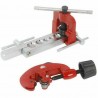 DOBO Set pagliettatrice piegatubi taglia tubi kit 6 pezzi svasatric...