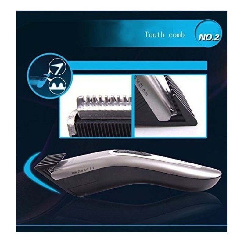 Tagliacapelli e barba SK-2158 con Lame in acciaio. Lama con adattatore/pettine regolabile e accessori inclusi