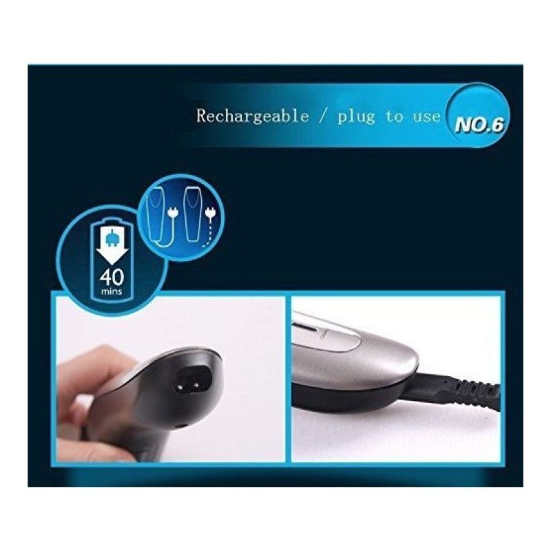 Tagliacapelli e barba SK-2158 con Lame in acciaio. Lama con adattatore/pettine regolabile e accessori inclusi
