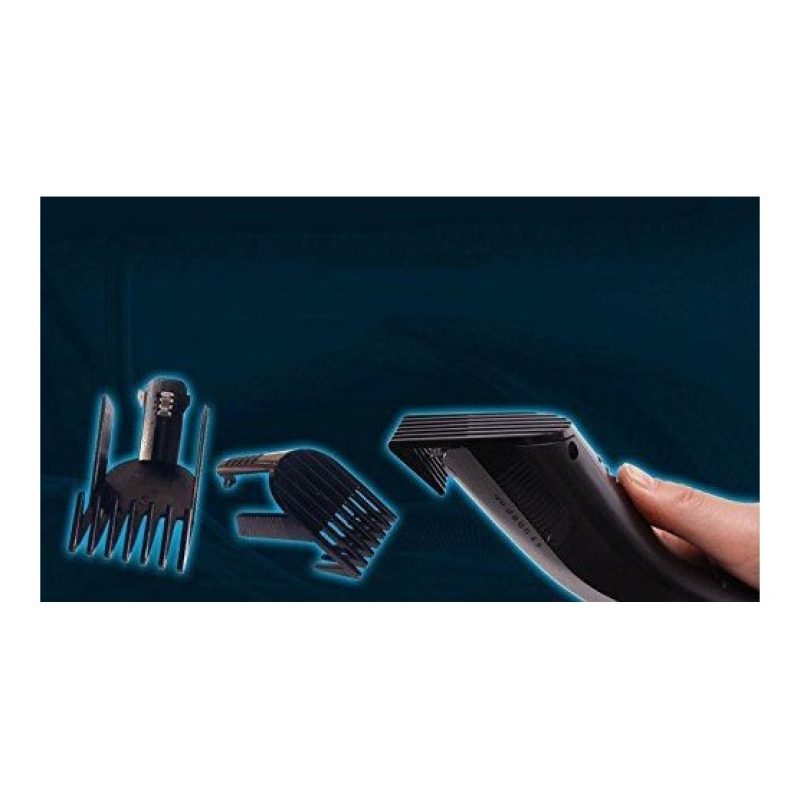 Tagliacapelli e barba SK-2158 con Lame in acciaio. Lama con adattatore/pettine regolabile e accessori inclusi