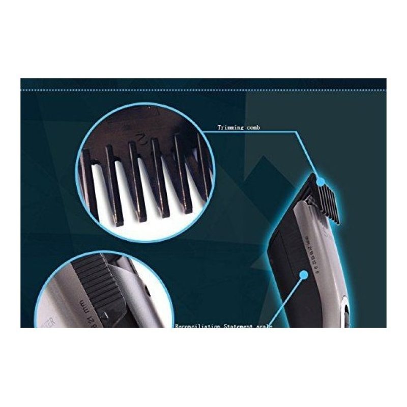 Tagliacapelli e barba SK-2158 con Lame in acciaio. Lama con adattatore/pettine regolabile e accessori inclusi