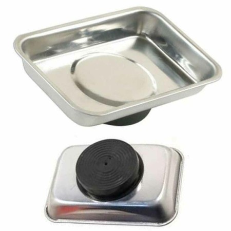 Vassoio magnetico mini vaschetta porta utensili metallici viti calamita 64x93mm