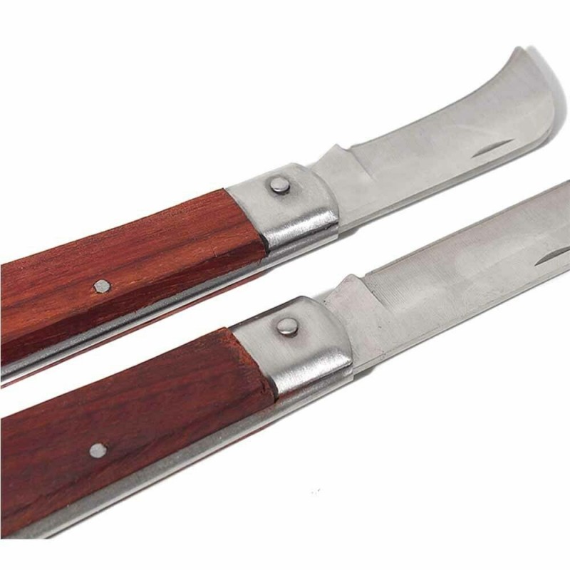DOBO Set 2 coltello Elettricista lame richiudibili Lama Dritta curv...