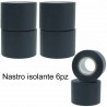 DOBO 6 Pezzi Nastro isolante Nero Bianco Grigio 4,8cm x 12 Metri el...