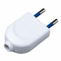 5x Spina volante maschio piccolo passo 2P da 10A collegamento cavo elettrico 5pz