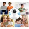 Telecamera HD di sorveglianza wireless wifi con visore notturno rilevatore di movimento e suono bidirezionale