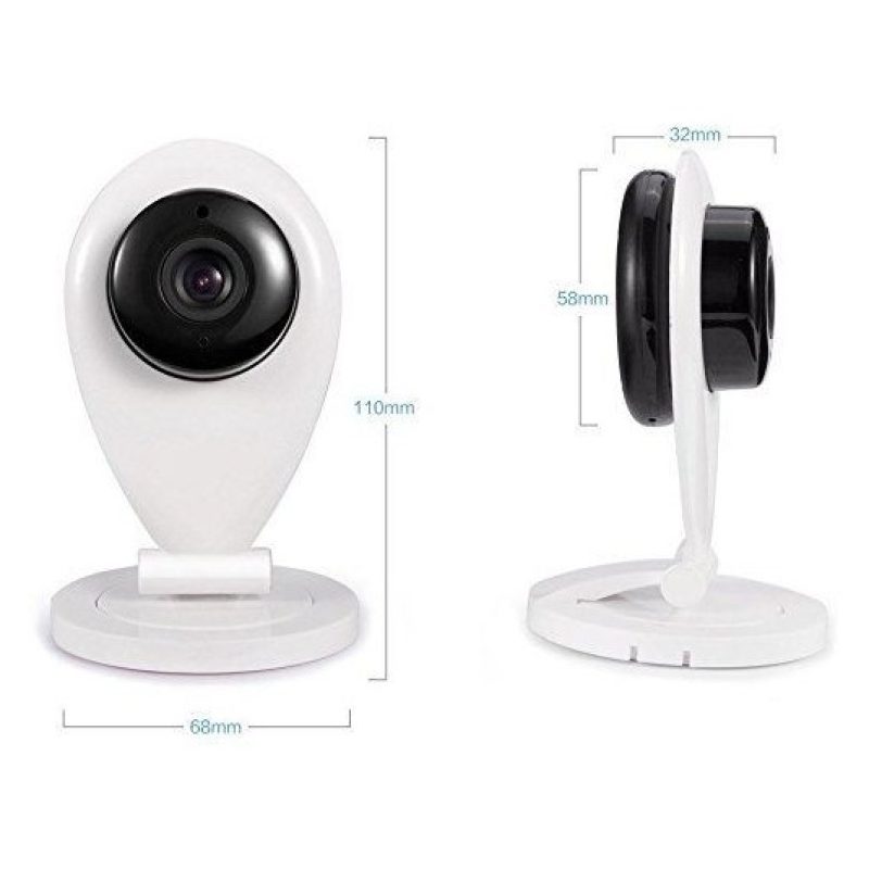 Telecamera HD di sorveglianza wireless wifi con visore notturno rilevatore di movimento e suono bidirezionale