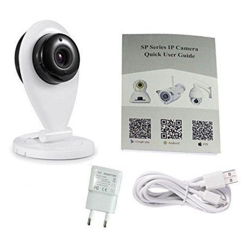 Telecamera HD di sorveglianza wireless wifi con visore notturno rilevatore di movimento e suono bidirezionale