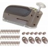 Generico Sparachiodi kit arredo casa quadri ganci 47pz set fai da t...