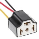 Cavo connettore ricambio lampada H4 attacco cablaggio auto moto 3 poli