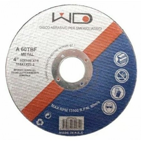 Set 10 dischi da taglio ferro per smerigliatrice angolare flex 115 mm 1 mm