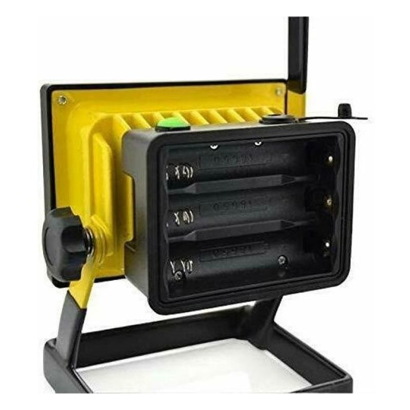 Generico Faretto luci LED batterie IP65 luce ricaricabile lampada 1...