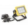 Generico Faretto luci LED batterie IP65 luce ricaricabile lampada 1...