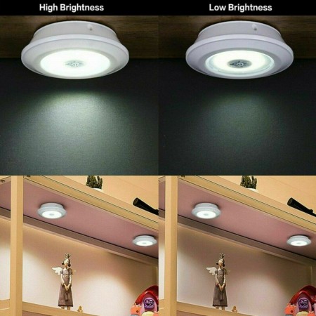 Luce notturna faretto lampadina sensore movimento con Telecomando casa armadio