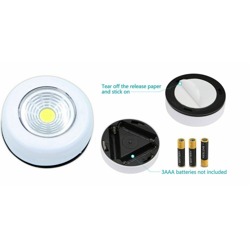 DOBO 2 Faretti COB Luce notturna lampadina controllo remoto con Tel...