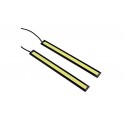 2 Strisce led COB diurna posizione 12V auto adesive 17cm 6000K striscia CA74