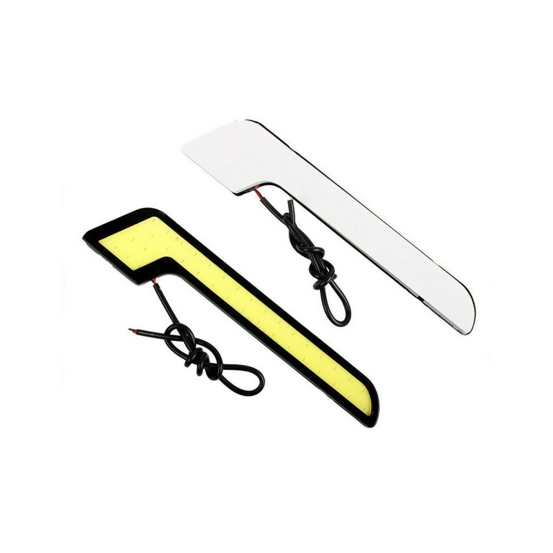 Driwei 2 Strisce led COB diurna posizione 12V auto adesive 16cm 600...